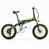 LANKELEISI X2000 PLUS Moped Electric Bike Folding Bike 12.8Ah 48V 1000W 40km/h Max Speed Max Load 150kg - Green