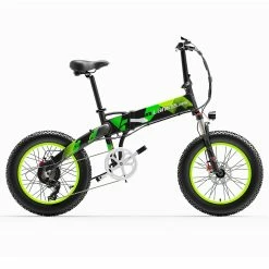 LANKELEISI X2000 PLUS Moped Electric Bike Folding Bike 12.8Ah 48V 1000W 40km/h Max Speed Max Load 150kg - Green