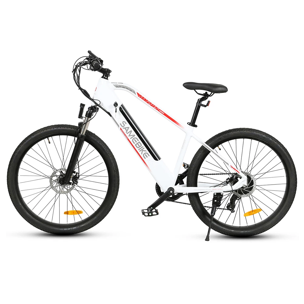 SAMEBIKE MY-275 10.4Ah 500W 48V 27.5inch Electric Bike 20mph Top Speed 80km Mileage Range Max Load 150kg White 2 SAMEBIKE MY-275 10.4Ah 500W 48V 27.5inch Electric Bike 20mph Top Speed 80km Mileage Range Max Load 150kg White - Image 2