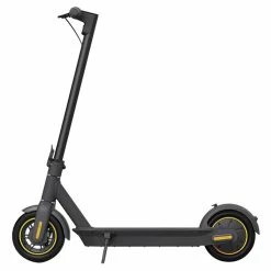 AOVO Max Electric Scooter 10 Inch Pneumatic Tire 350W Rated Motor 35Km/h Max Speed 36V 15.6Ah Battery for 45-60km Range - Black
