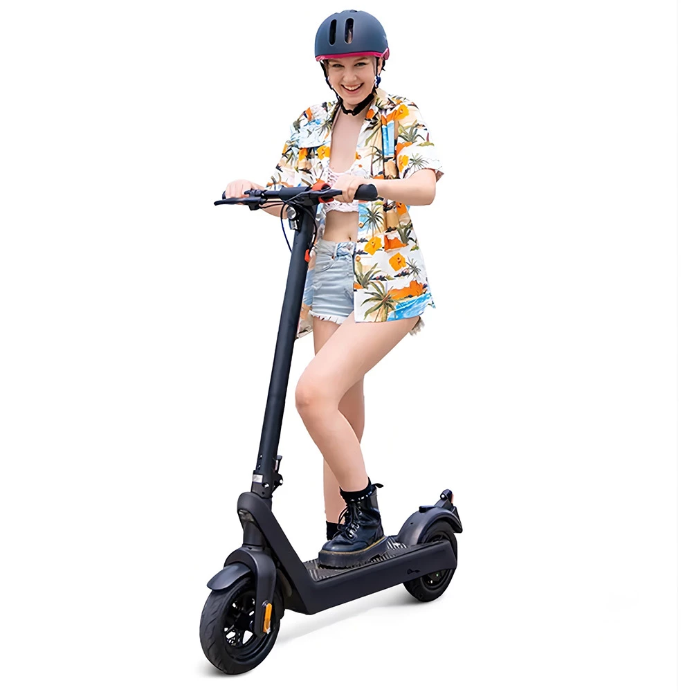 AOVO X9 Plus Electric Scooter 10 Inch Explosion-proof Tire 36V 15.6Ah Rated 500W Motor 40Km/h Max Speed 65km Range Dual Disc Brakes Removable Battery- Grey 3 AOVO X9 Plus Electric Scooter 10 Inch Explosion-proof Tire 36V 15.6Ah Rated 500W Motor 40Km/h Max Speed 65km Range Dual Disc Brakes Removable Battery- Grey - Image 3
