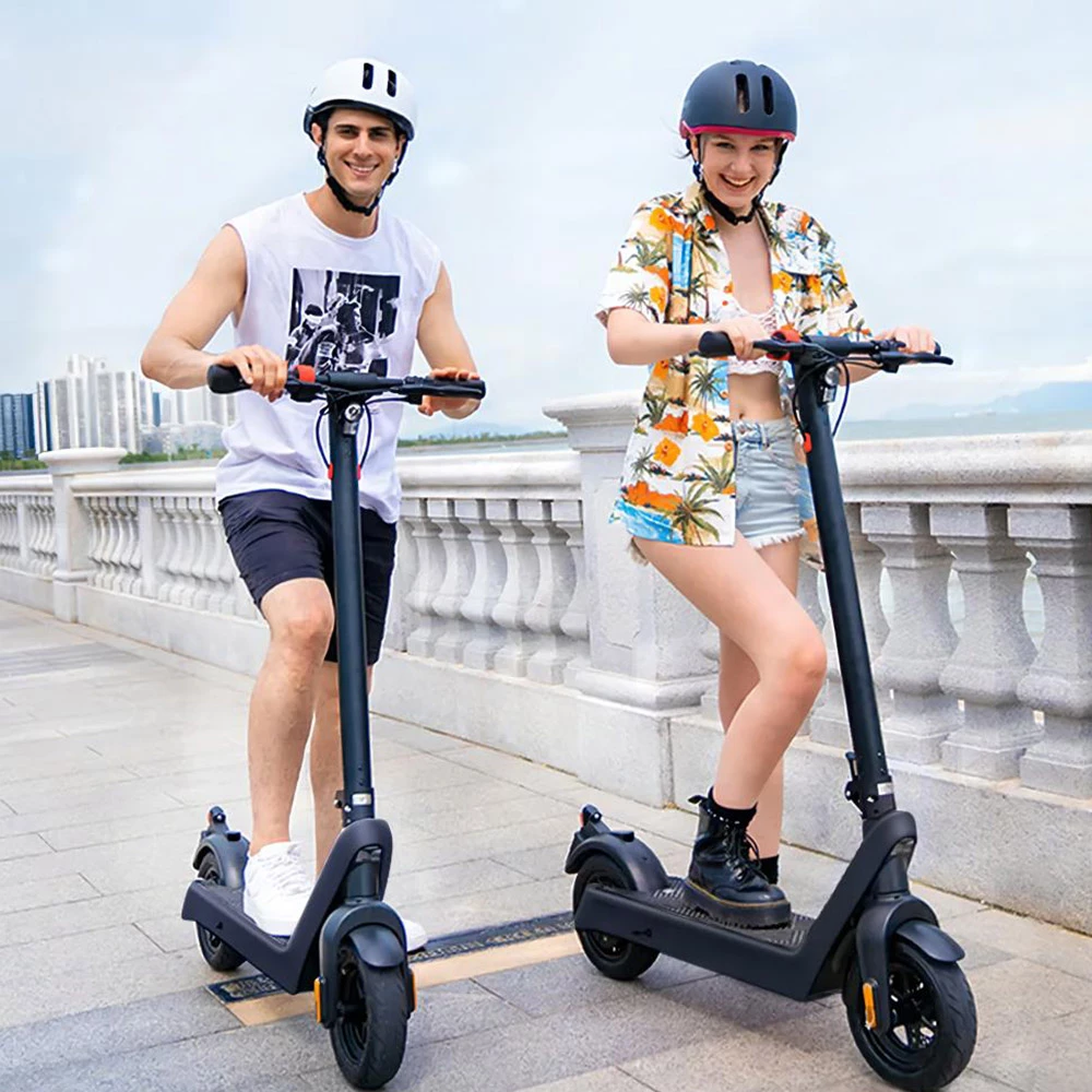 AOVO X9 Plus Electric Scooter 10 Inch Explosion-proof Tire 36V 15.6Ah Rated 500W Motor 40Km/h Max Speed 65km Range Dual Disc Brakes Removable Battery- Grey 5 AOVO X9 Plus Electric Scooter 10 Inch Explosion-proof Tire 36V 15.6Ah Rated 500W Motor 40Km/h Max Speed 65km Range Dual Disc Brakes Removable Battery- Grey - Image 5