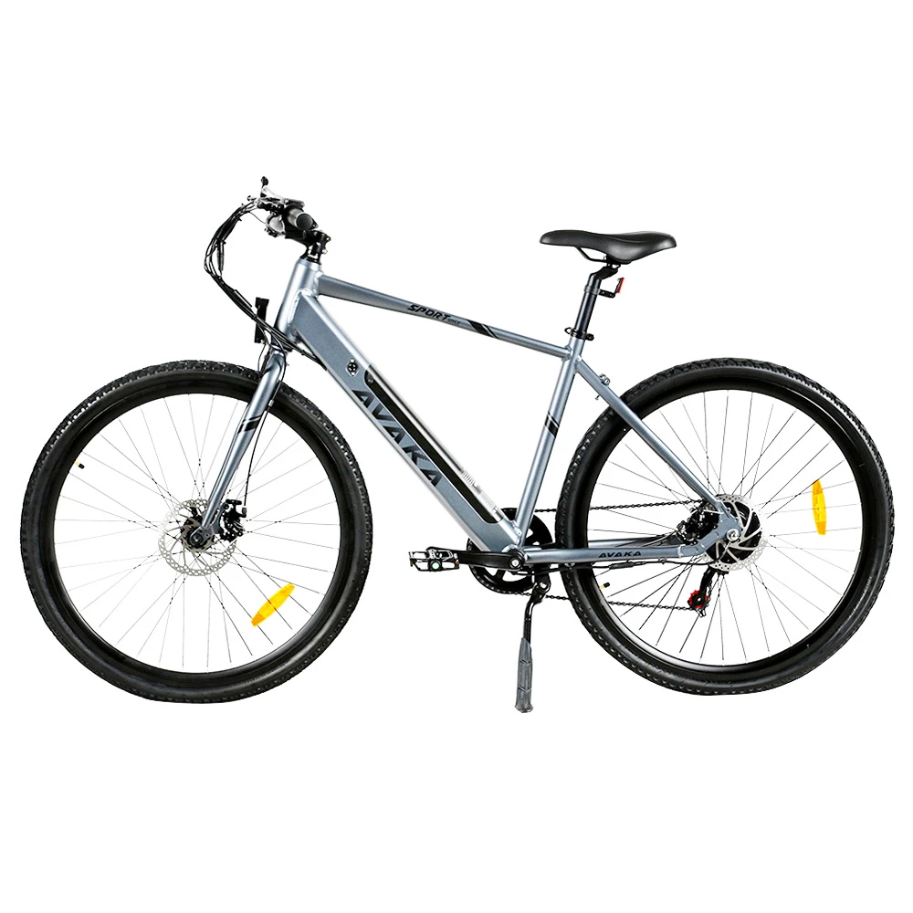 AVAKA R3 Electric Bike 36V 350W Motor 12.5Ah Battery 32km/h Max Speed 70km Range Shimano 7-Speed Gear 120kg Load - Grey 2 AVAKA R3 Electric Bike 36V 350W Motor 12.5Ah Battery 32km/h Max Speed 70km Range Shimano 7-Speed Gear 120kg Load - Grey - Image 2