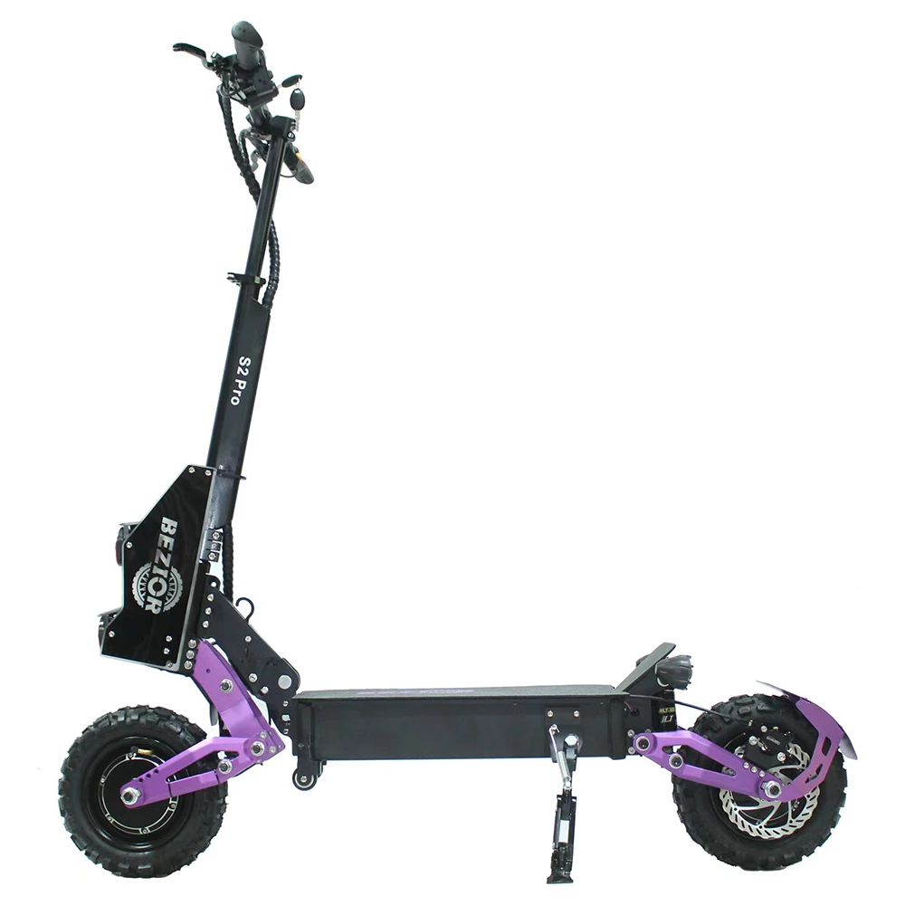 BEZIOR S2 PRO Electric Off-Road Scooter 11 Inch Wheel 1200W*2 Dual Motor 48V 23Ah Battery 65Km/h Max Speed 120KG Load Double Large Screen Dual Oil Brake Adjustable Height Dual Charging Ports 2 BEZIOR S2 PRO Electric Off-Road Scooter 11 Inch Wheel 1200W*2 Dual Motor 48V 23Ah Battery 65Km/h Max Speed 120KG Load Double Large Screen Dual Oil Brake Adjustable Height Dual Charging Ports - Image 2