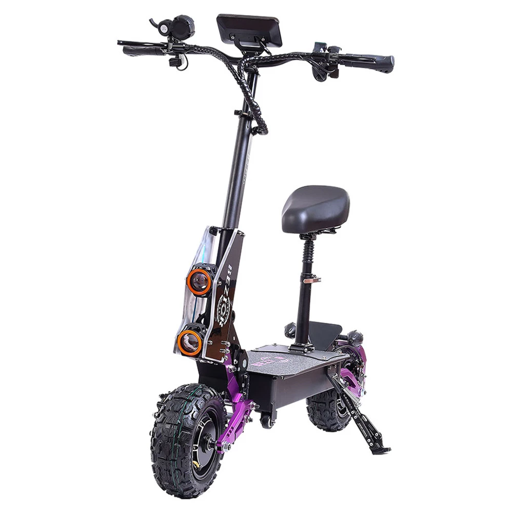 BEZIOR S2 PRO Electric Off-Road Scooter 11 Inch Wheel 1200W*2 Dual Motor 48V 23Ah Battery 65Km/h Max Speed 120KG Load Double Large Screen Dual Oil Brake Adjustable Height Dual Charging Ports 3 BEZIOR S2 PRO Electric Off-Road Scooter 11 Inch Wheel 1200W*2 Dual Motor 48V 23Ah Battery 65Km/h Max Speed 120KG Load Double Large Screen Dual Oil Brake Adjustable Height Dual Charging Ports - Image 3