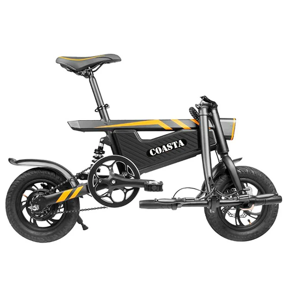 COASTA T18 Electric Bike 12 Inch Pneumatic Tire 350W Motor 25Km/h Max Speed 7.8Ah Battery 120KG Max Load IP54 Waterproof - Black 2 COASTA T18 Electric Bike 12 Inch Pneumatic Tire 350W Motor 25Km/h Max Speed 7.8Ah Battery 120KG Max Load IP54 Waterproof - Black - Image 2