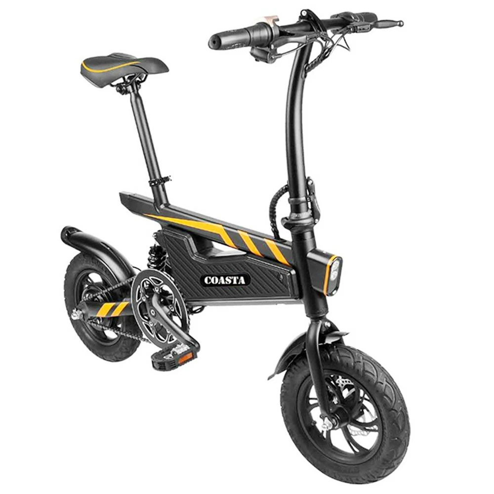 COASTA T18 Electric Bike 12 Inch Pneumatic Tire 350W Motor 25Km/h Max Speed 7.8Ah Battery 120KG Max Load IP54 Waterproof - Black 3 COASTA T18 Electric Bike 12 Inch Pneumatic Tire 350W Motor 25Km/h Max Speed 7.8Ah Battery 120KG Max Load IP54 Waterproof - Black - Image 3