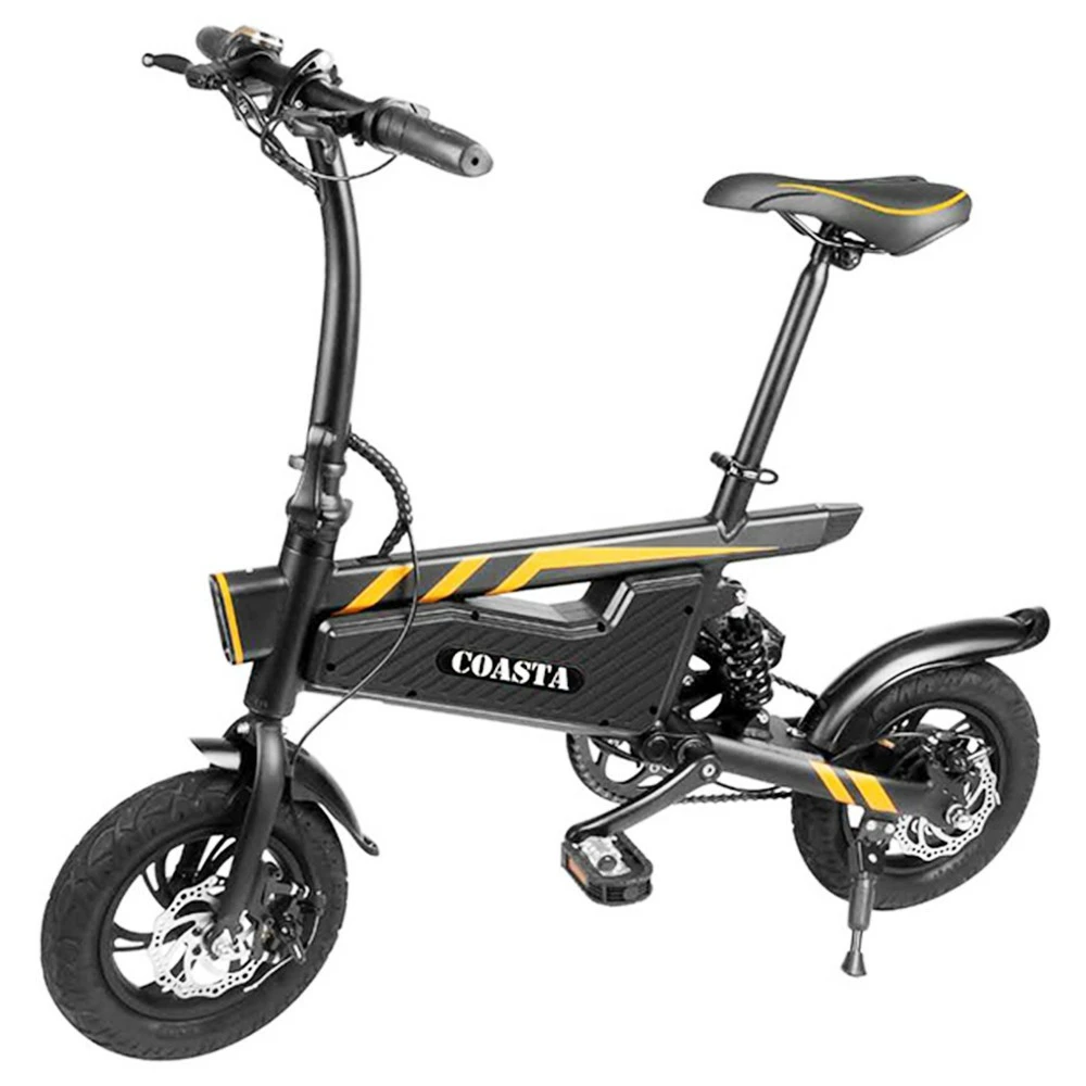 COASTA T18 Electric Bike 12 Inch Pneumatic Tire 350W Motor 25Km/h Max Speed 7.8Ah Battery 120KG Max Load IP54 Waterproof - Black 4 COASTA T18 Electric Bike 12 Inch Pneumatic Tire 350W Motor 25Km/h Max Speed 7.8Ah Battery 120KG Max Load IP54 Waterproof - Black - Image 4