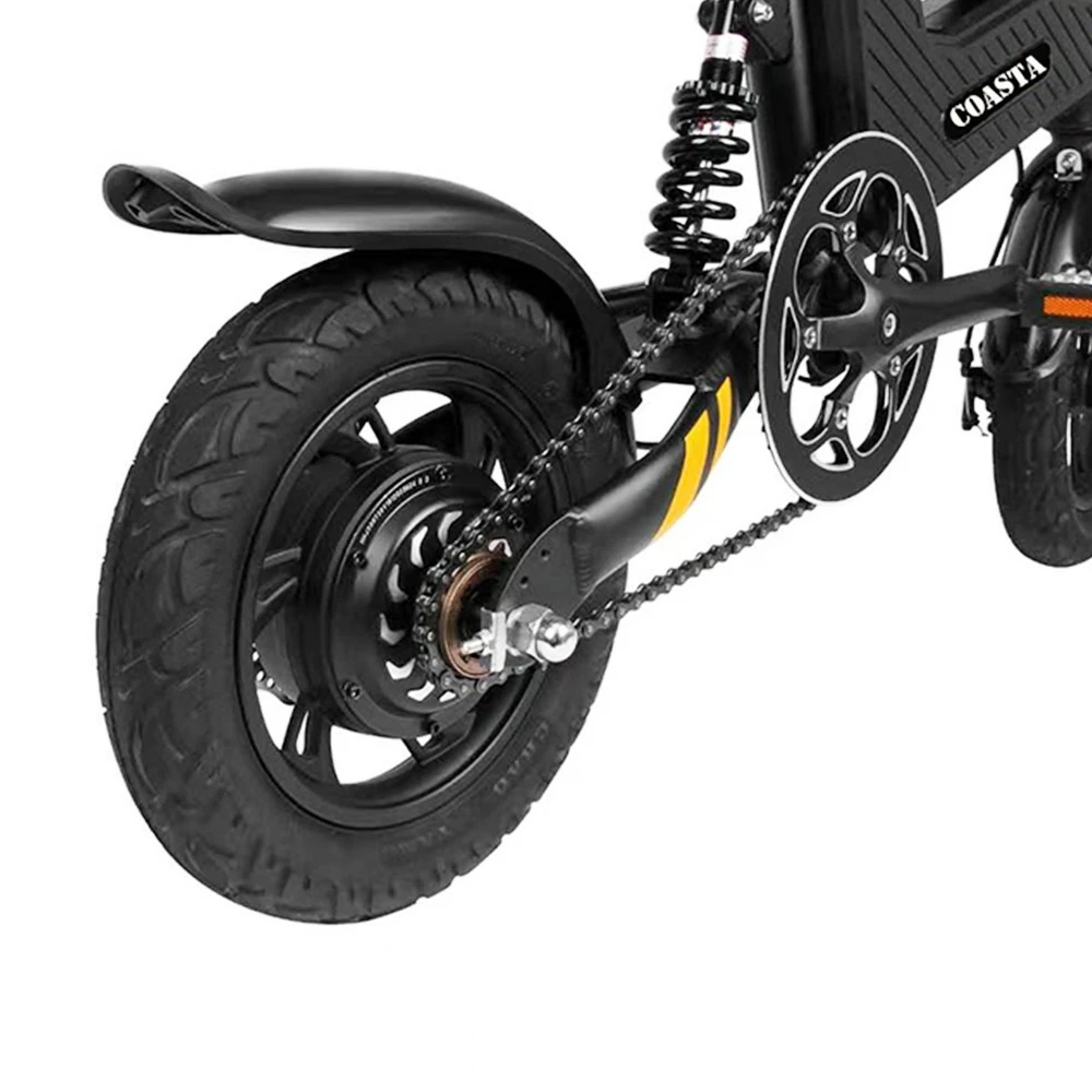 COASTA T18 Electric Bike 12 Inch Pneumatic Tire 350W Motor 25Km/h Max Speed 7.8Ah Battery 120KG Max Load IP54 Waterproof - Black 5 COASTA T18 Electric Bike 12 Inch Pneumatic Tire 350W Motor 25Km/h Max Speed 7.8Ah Battery 120KG Max Load IP54 Waterproof - Black - Image 5