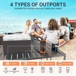 CTECHi GT200 200W Portable Power Station, 240Wh LiFePO4 Battery Solar Generator, 60W PD Fast Charging, LED Light 11 CTECHi GT200 200W Portable Power Station, 240Wh LiFePO4 Battery Solar Generator, 60W PD Fast Charging, LED Light -Sports & Outdoors Sales CTECHi GT200 200W 240Wh Portable Power Station 516992 5