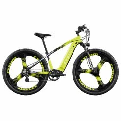 CYSUM CM520 Electric Mountain Bike 29*2.1 Inch Chaoyan Tire 500W Brushless Motor 35-40Km/h Max Speed 48V 14Ah LG Removable Battery Shimano 7 Speed 50-70KM Range Dual Disc Brakes - Green