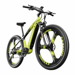 CYSUM CM520 Electric Mountain Bike 29*2.1 Inch Chaoyan Tire 500W Brushless Motor 35-40Km/h Max Speed 48V 14Ah LG Removable Battery Shimano 7 Speed 50-70KM Range Dual Disc Brakes - Green -Sports & Outdoors Sales CYSUM CM520 Electric Bike 48V 500W Motor Black Blue 513296 2