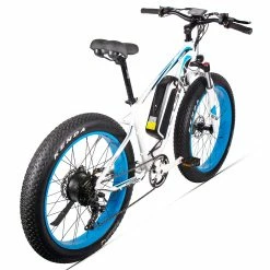 CYSUM M980 Fat Tire Electric Bike 48V 1000W Brushless Motor 17Ah Removable Battery for 50-70 Range - Black-Blue -Sports & Outdoors Sales CYSUM M980 Fat Tire Electric Bike 48V 1000W Motor Black Blue 498572 2