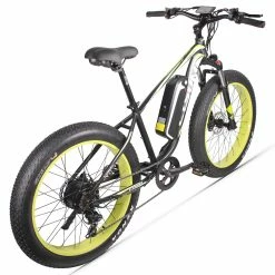 CYSUM M980 Fat Tire Electric Bike 48V 1000W Brushless Motor 17Ah Removable Battery for 50-70 Range - Black-Green -Sports & Outdoors Sales CYSUM M980 Fat Tire Electric Bike 48V 1000W Motor Black Green 498571 2