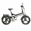 Cyrusher XF590 Folding Electric Bike 500W 48V 10 Ah Battery 7 Speed City E-bike - White