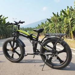 DEEPOWER H26 Pro (GR26) Electric Bike 26*4.0 Inch Fat Tire 48V 1000W Motor 17.5Ah Battery 60Km/h Max Speed Shimano 7 Speed Gear 150KG Load -Sports & Outdoors Sales DEEPOWER H26Pro GR26 Electric Bike 26 4 0 inch Tire 518442 2