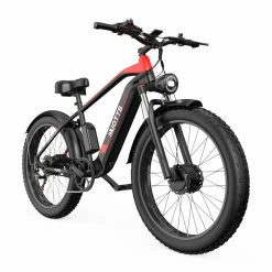 DUOTTS F26 Electric Mountain Bike 750W*2 Dual Motors 48V 20Ah LG Battery 26*4.0 Inch Fat Tires 55Km/h Max Speed 55 Degree Climbing Smart LCD Display Dual Disc Brakes Front Shock Absorption 150KG Max Load 100KM Range - Black -Sports & Outdoors Sales DUOTTS F26 Electric Bike 750W 2 Dual Motors LG 20Ah Battery Black 518023 3