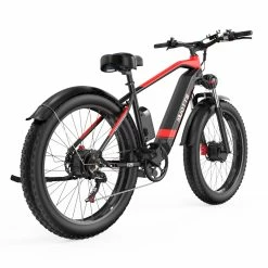 DUOTTS F26 Electric Mountain Bike 750W*2 Dual Motors 48V 20Ah LG Battery 26*4.0 Inch Fat Tires 55Km/h Max Speed 55 Degree Climbing Smart LCD Display Dual Disc Brakes Front Shock Absorption 150KG Max Load 100KM Range - Black -Sports & Outdoors Sales DUOTTS F26 Electric Bike 750W 2 Dual Motors LG 20Ah Battery Black 518023 4