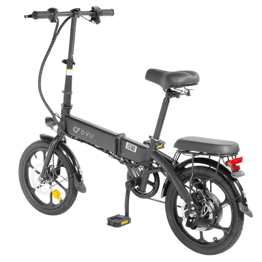 DYU A1F Electric City Bike 16 Inch Folding E- Bike 250W Motor 25Km/h 7.5Ah 36V Battery Black 3 DYU A1F Electric City Bike 16 Inch Folding E- Bike 250W Motor 25Km/h 7.5Ah 36V Battery Black - Image 3