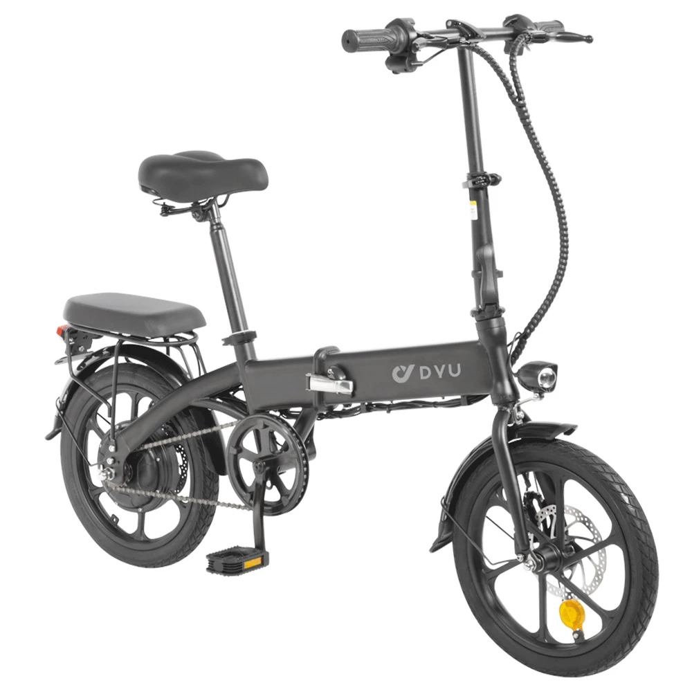 DYU A1F Electric City Bike 16 Inch Folding E- Bike 250W Motor 25Km/h 7.5Ah 36V Battery Black 5 DYU A1F Electric City Bike 16 Inch Folding E- Bike 250W Motor 25Km/h 7.5Ah 36V Battery Black - Image 5