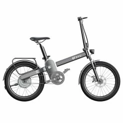 DYU R1 20 Inch Electric City Bike Folding Torque Sensor Electric Bike 250W 5Ah 36V Black