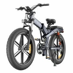 ENGWE X26 Electric Bike 26*4.0 Inch Fat Tires 50Km/h Max Speed 48V 1000W Motor 19Ah & 7.5Ah Dual Batteries for 93KM Range 150KG Max Load Triple Suspension System Shimano 8-Speed Gear Dual Hydraulic Disc Brake for All-Terrain Roads Mountain E-Bike -Sports & Outdoors Sales ENGWE X26 Electric Bike 48V 1000W Motor 19Ah 7 5Ah Dual Battery 518357 3