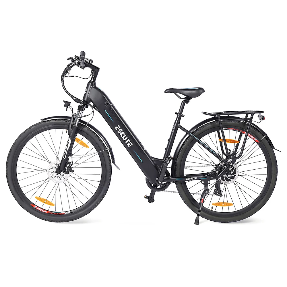 ESKUTE Polluno Electric Bicycle 28 Inch 250W Rear-Hub Motor 25Km/h Max Speed 36V 14.5Ah Battery for 65 Miles Range Urban Bike 1 ESKUTE Polluno Electric Bicycle 28 Inch 250W Rear-Hub Motor 25Km/h Max Speed 36V 14.5Ah Battery for 65 Miles Range Urban Bike