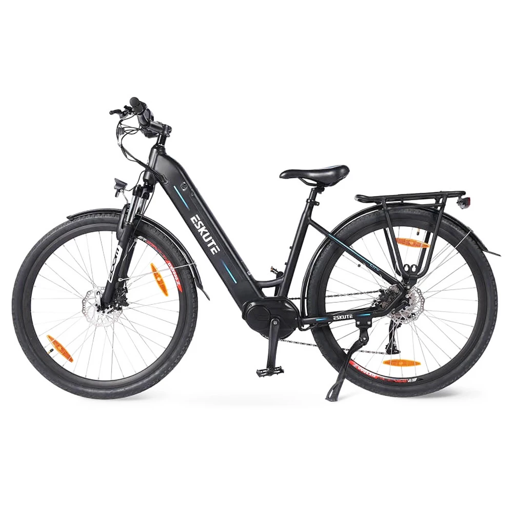 ESKUTE Polluno Pro Electric Bicycle 28 Inch Tire 250W Mid-drive Motor Bafang Mid-Motor 25Km/h Max Speed 36V 14.5Ah Battery for 80 Miles Range 2 ESKUTE Polluno Pro Electric Bicycle 28 Inch Tire 250W Mid-drive Motor Bafang Mid-Motor 25Km/h Max Speed 36V 14.5Ah Battery for 80 Miles Range - Image 2