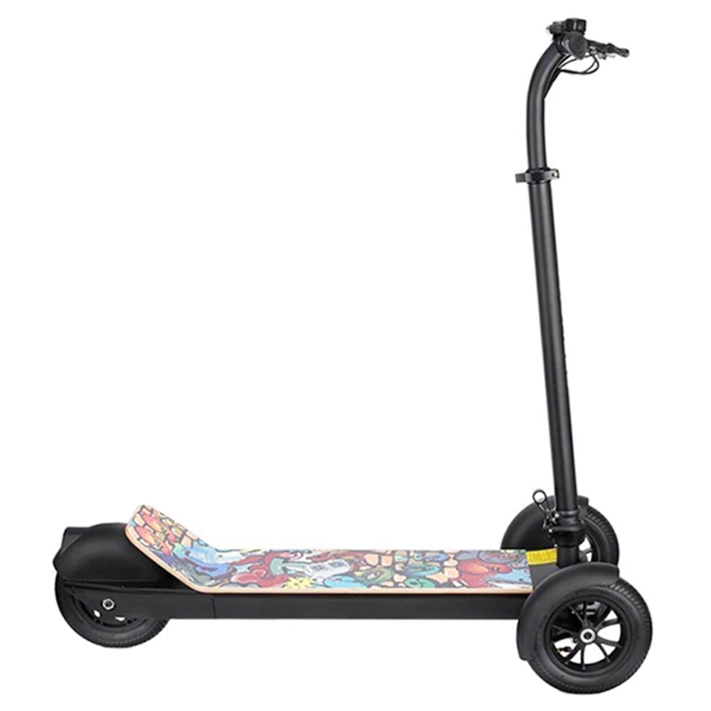 ESWING ESBoard Three Wheel Golf Cart Electric Scooter 8.5 Inch Tire 500W Brushless Hub Motor 30Km/h 48V 8Ah Battery 50KM Max Range 130KG Max Load - Doodle 2 ESWING ESBoard Three Wheel Golf Cart Electric Scooter 8.5 Inch Tire 500W Brushless Hub Motor 30Km/h 48V 8Ah Battery 50KM Max Range 130KG Max Load - Doodle - Image 2