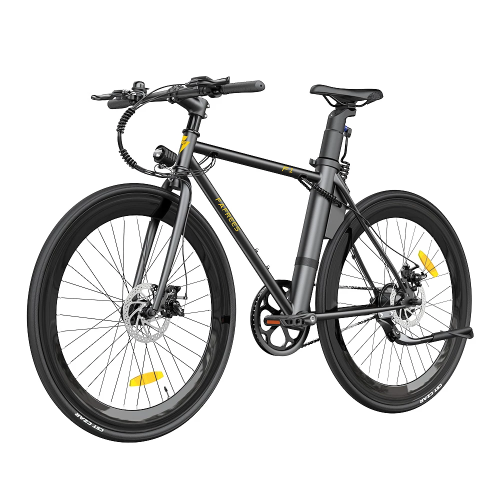 FAFREES F1 Electric Bike 250W Brushless Motor 25km/h Max Speed 9Ah Battery Shimano 7-Speed Transmission - Black 3 FAFREES F1 Electric Bike 250W Brushless Motor 25km/h Max Speed 9Ah Battery Shimano 7-Speed Transmission - Black - Image 3