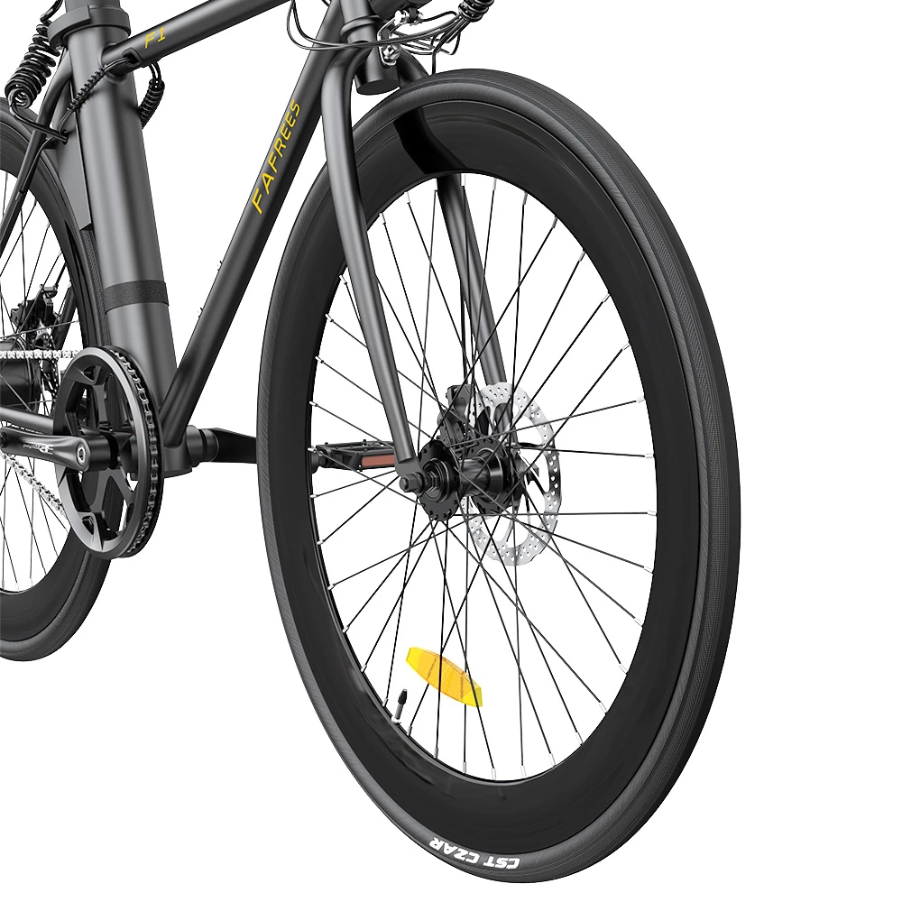 FAFREES F1 Electric Bike 250W Brushless Motor 25km/h Max Speed 9Ah Battery Shimano 7-Speed Transmission - Black 6 FAFREES F1 Electric Bike 250W Brushless Motor 25km/h Max Speed 9Ah Battery Shimano 7-Speed Transmission - Black - Image 6