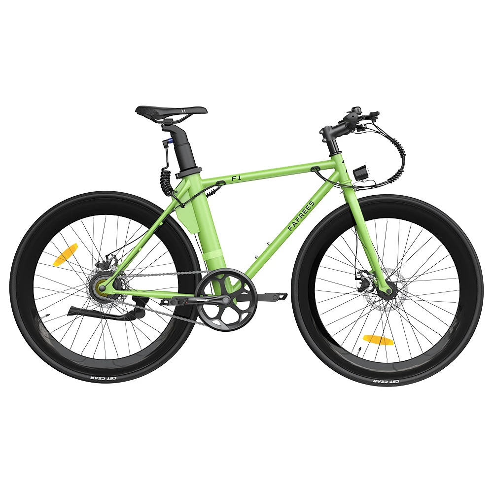 FAFREES F1 Electric Bike 250W Brushless Motor 25km/h Max Speed 9Ah Battery Shimano 7-Speed Transmission - Green 1 FAFREES F1 Electric Bike 250W Brushless Motor 25km/h Max Speed 9Ah Battery Shimano 7-Speed Transmission - Green
