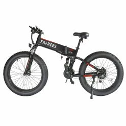 FAFREES FF91 Electric Folding Mountain Bike 26*4.0 Inch Fat Tire 1000W Motor 35Km/h Max Speed 48V 10Ah Battery Shimano 21 Speed 90KM Max Range Dual Disc Brake APP Control -Sports & Outdoors Sales FAFREES FF91 1000W 26 Inch Fat Tire Electric Bike 504830 2