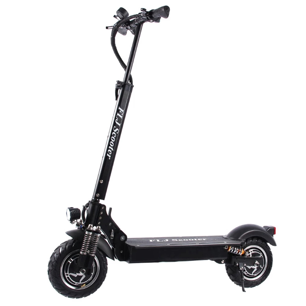 FLJ T11 1200W*2 Dual Motors Electric Scooter 10'' Tire 52V LG 30Ah Battery for 90-120km Range without Seat 1 FLJ T11 1200W*2 Dual Motors Electric Scooter 10'' Tire 52V LG 30Ah Battery for 90-120km Range without Seat