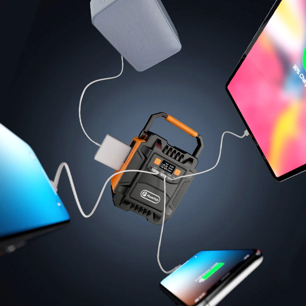 Flashfish A201 172WH 200W 220V Power Station + TSP 18V 100W Foldable Solar Panel Emergency Energy Kit With DC/USB Output 2 Flashfish A201 172WH 200W 220V Power Station + TSP 18V 100W Foldable Solar Panel Emergency Energy Kit With DC/USB Output - Image 2