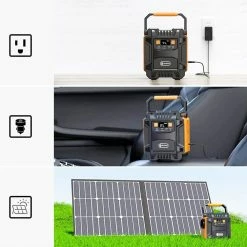 Flashfish A201 172WH 200W 220V Power Station + TSP 18V 100W Foldable Solar Panel Emergency Energy Kit With DC/USB Output 9 Flashfish A201 172WH 200W 220V Power Station + TSP 18V 100W Foldable Solar Panel Emergency Energy Kit With DC/USB Output -Sports & Outdoors Sales Flashfish A201 172WH Portable Power Station Solar Panel 516893 3