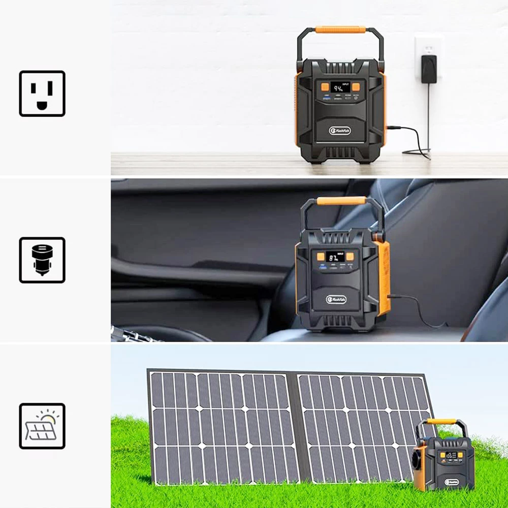 Flashfish A201 172WH 200W 220V Power Station + TSP 18V 100W Foldable Solar Panel Emergency Energy Kit With DC/USB Output 4 Flashfish A201 172WH 200W 220V Power Station + TSP 18V 100W Foldable Solar Panel Emergency Energy Kit With DC/USB Output - Image 4