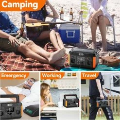 FlashFish P60 560W Portable Power Station, 520Wh/140400mAh Solar Generator, 220V Pure Sine Wave AC Outlets, 11 Outputs, LCD Display 9 FlashFish P60 560W Portable Power Station, 520Wh/140400mAh Solar Generator, 220V Pure Sine Wave AC Outlets, 11 Outputs, LCD Display -Sports & Outdoors Sales Flashfish P60 520Wh 560W Portable Power Station 518153 3