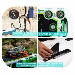 FunWater SUPFW10A HONOR Inflatable Stand Up Paddle Board 10.8'' Long 33' Wide 6' Thick -Sports & Outdoors Sales FunWater HONOR Inflatable Stand Up Paddle Board 507208 2