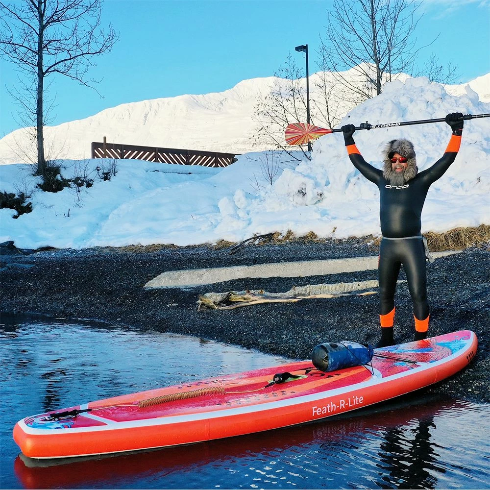 Funwater Racing Roard KOI 350x84x15cm Inflatable Stand Up Paddling Board Maximum Load 150kg with Accessories 2 Funwater Racing Roard KOI 350x84x15cm Inflatable Stand Up Paddling Board Maximum Load 150kg with Accessories - Image 2