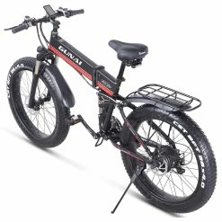 GUNAI MX01 1000W 48V 12.8Ah 26'' Electric Bicycle 40km/h Max Speed 40-50km Mileage Range 150kg Max Load - Red -Sports & Outdoors Sales GUNAI MX01 1000W 48V 12 8Ah 26 Electric Bicycle Red 498574 3