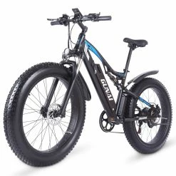 GUNAI MX03 Electric Bicycle 1000W 48V 17Ah Battery 26*4.0 Inch Fat Tires Mountain Bike 40Km/h Max Speed 40-50KM Mileage Range 150KG Max Load Double Dics Brake - Black -Sports & Outdoors Sales GUNAI MX03 1000W 48V 17Ah 26 Electric Bicycle Black 498578 2