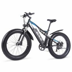 GUNAI MX03 Electric Bicycle 1000W 48V 17Ah Battery 26*4.0 Inch Fat Tires Mountain Bike 40Km/h Max Speed 40-50KM Mileage Range 150KG Max Load Double Dics Brake - Black -Sports & Outdoors Sales GUNAI MX03 1000W 48V 17Ah 26 Electric Bicycle Black 498578 4