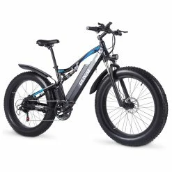 GUNAI MX03 Electric Bicycle 1000W 48V 17Ah Battery 26*4.0 Inch Fat Tires Mountain Bike 40Km/h Max Speed 40-50KM Mileage Range 150KG Max Load Double Dics Brake - Black -Sports & Outdoors Sales GUNAI MX03 1000W 48V 17Ah 26 Electric Bicycle Black 498578 5