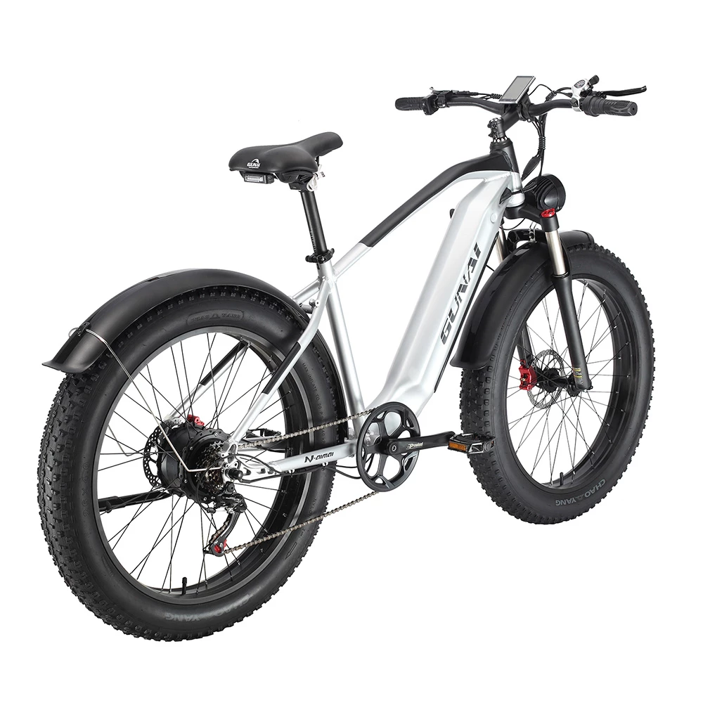 GUNAI MX05 26*4.0 Inch Fat Tire Electric Moped Bike 1000W Motor 48V 19Ah Battery 45Km/h Max Speed Shimano Gear 150KG Load Mountain Bicycle 4 GUNAI MX05 26*4.0 Inch Fat Tire Electric Moped Bike 1000W Motor 48V 19Ah Battery 45Km/h Max Speed Shimano Gear 150KG Load Mountain Bicycle - Image 4