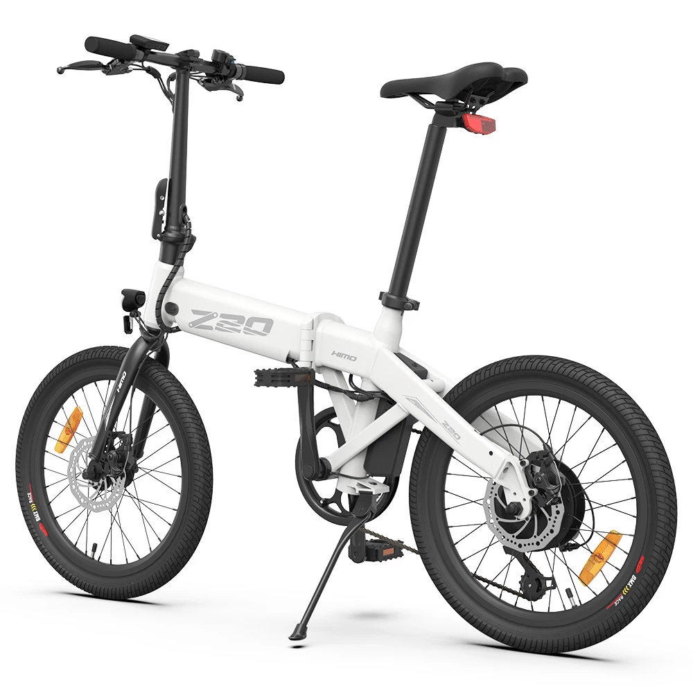 HIMO Z20 Max Electric Bicycle 250W Motor 20 Inches 36V 10Ah Battery 80KM Range Up to 25Km/h with E-assist Mode All-weather Tires - White 5 HIMO Z20 Max Electric Bicycle 250W Motor 20 Inches 36V 10Ah Battery 80KM Range Up to 25Km/h with E-assist Mode All-weather Tires - White - Image 5