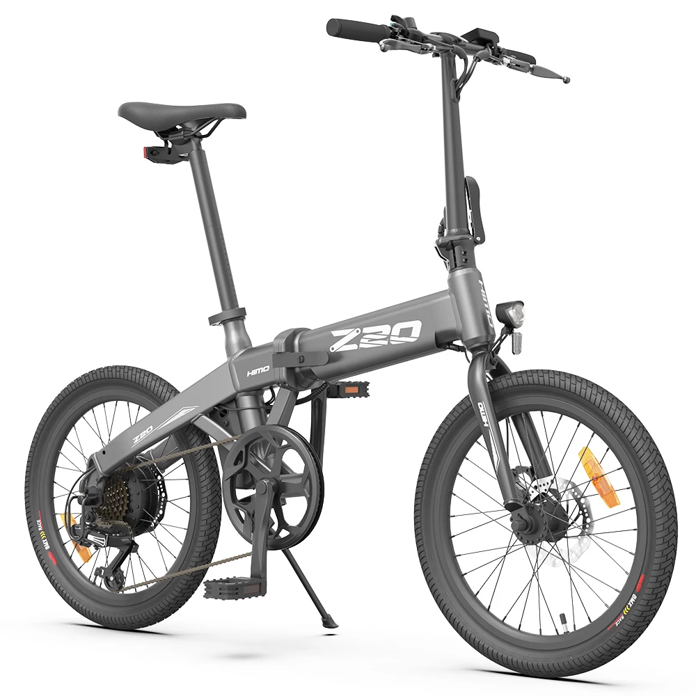 HIMO Z20 Max Electric Bicycle 250W Motor 20 Inches 36V 10Ah Battery 80KM Range Up to 25Km/h with E-assist Mode All-weather Tires - Gray 3 HIMO Z20 Max Electric Bicycle 250W Motor 20 Inches 36V 10Ah Battery 80KM Range Up to 25Km/h with E-assist Mode All-weather Tires - Gray - Image 3