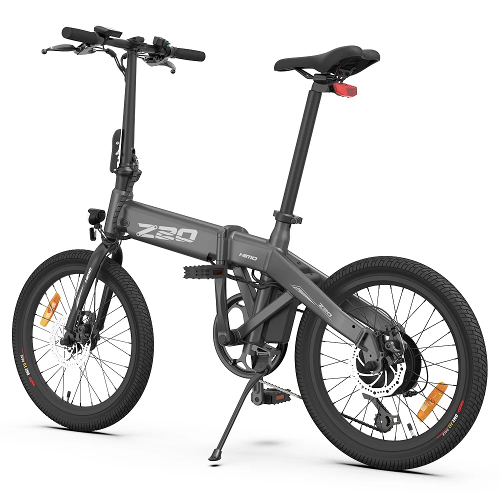 HIMO Z20 Max Electric Bicycle 250W Motor 20 Inches 36V 10Ah Battery 80KM Range Up to 25Km/h with E-assist Mode All-weather Tires - Gray 5 HIMO Z20 Max Electric Bicycle 250W Motor 20 Inches 36V 10Ah Battery 80KM Range Up to 25Km/h with E-assist Mode All-weather Tires - Gray - Image 5