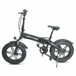 Happyrun HR-2006 Electric Folding Bike 350W Motor 36V 10Ah Battery 20*4.0 Inch Snow Tires 50km Range 25km/h Max Speed Black