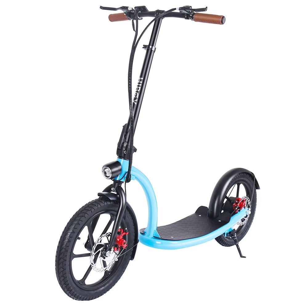 HiBoy VE001 Electric Scooter 16 Inch Tires 350W Motor 36V 10Ah Battery 30km/h Max Speed 60km Range 100kg Max Load - Blue 2 HiBoy VE001 Electric Scooter 16 Inch Tires 350W Motor 36V 10Ah Battery 30km/h Max Speed 60km Range 100kg Max Load - Blue - Image 2